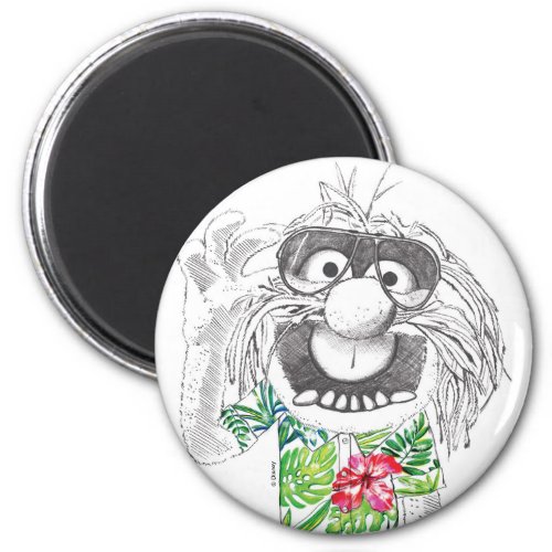Muppets  Animal In A Hawaiian Shirt Magnet