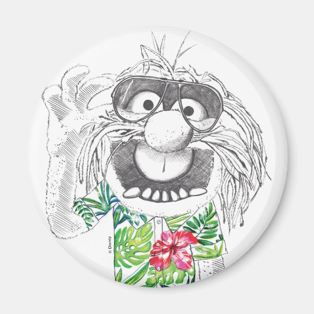 Muppets | Animal In A Hawaiian Shirt Magnet (Front)