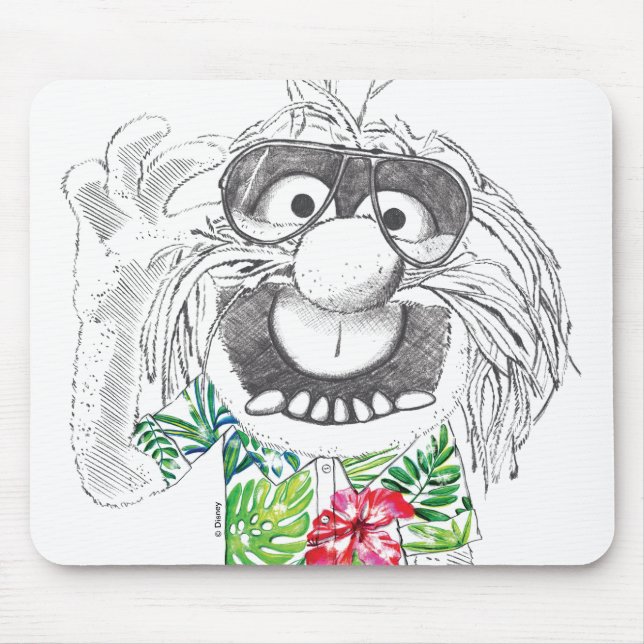 Muppets | Animal In A Hawaiian Shirt Mouse Pad (Front)