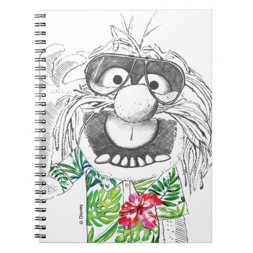 Muppets  Animal In A Hawaiian Shirt Notebook