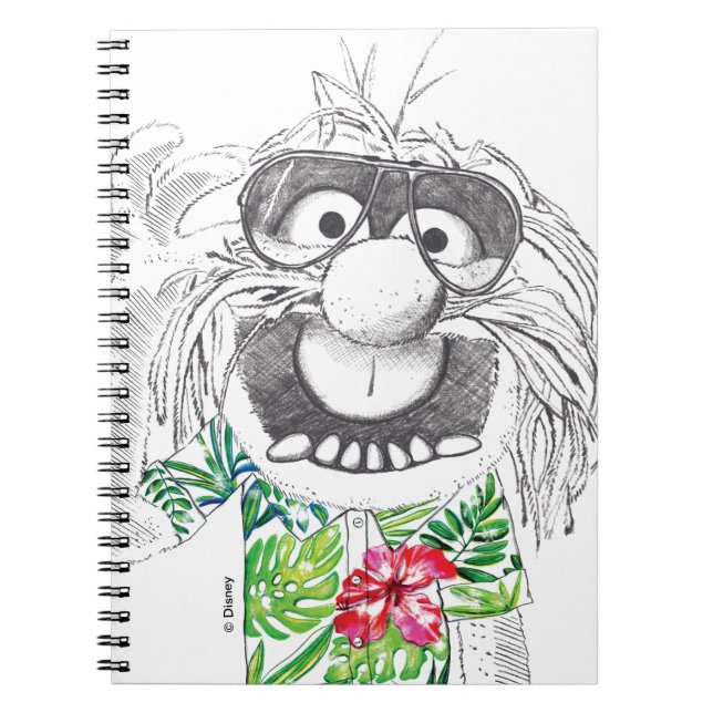 Muppets | Animal In A Hawaiian Shirt Notebook (Front)