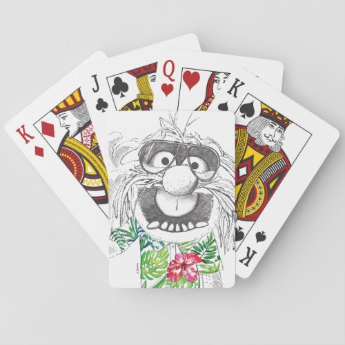 Muppets  Animal In A Hawaiian Shirt Poker Cards