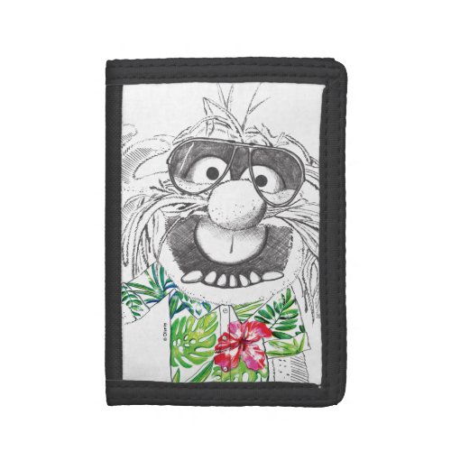 Muppets  Animal In A Hawaiian Shirt Trifold Wallet