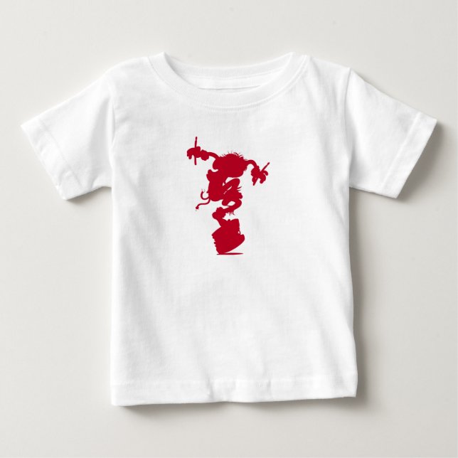Muppets Animal Silhouette Drumming Disney Baby T-Shirt (Front)