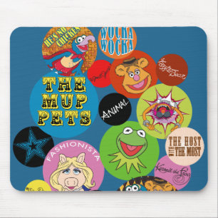 Muppets Circle Graphic Mouse Pad