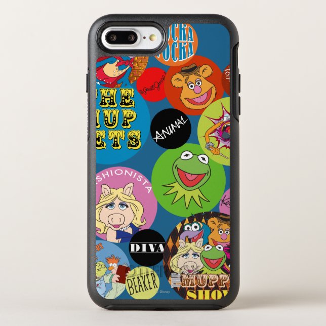 Muppets Circle Graphic Otterbox iPhone Case (Back)
