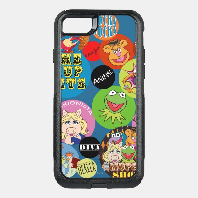 Muppets Circle Graphic Otterbox iPhone Case (Back)