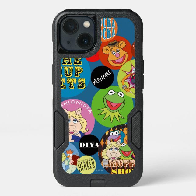 Muppets Circle Graphic Otterbox iPhone Case (Back)