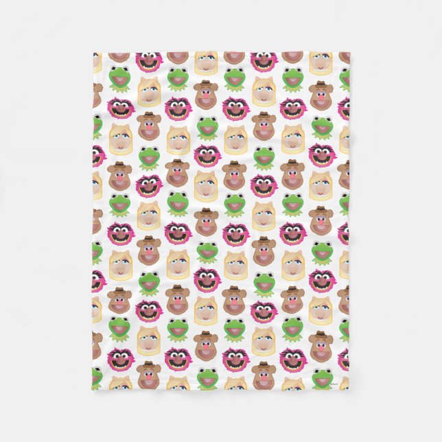 Muppets Emoji Fleece Blanket (Front)