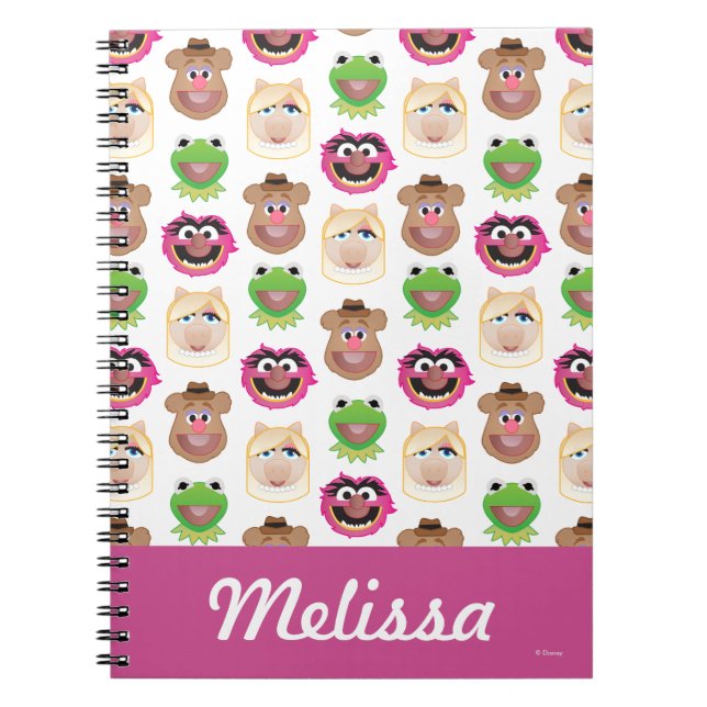 Muppets - Emoji Pattern Notebook (Front)
