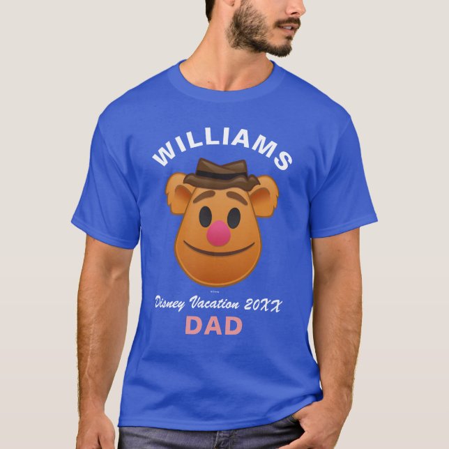 Muppets| Fozzie Bear Emoji - Family Vacation T-Shirt (Front)