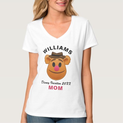 Muppets Fozzie Bear Emoji _ Family Vacation T_Shirt
