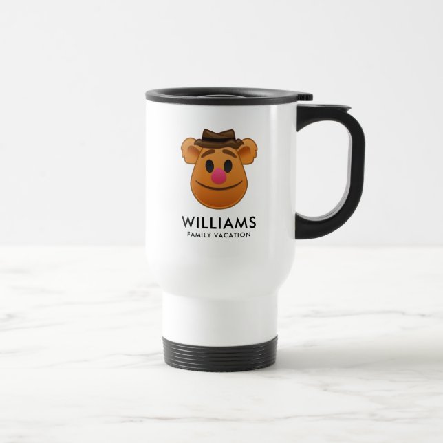Muppets| Fozzie Bear Emoji - Family Vacation Travel Mug (Right)