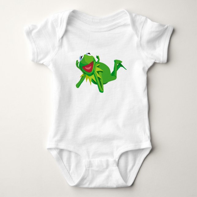 Muppets Kermit Lying Disney Baby Bodysuit (Front)