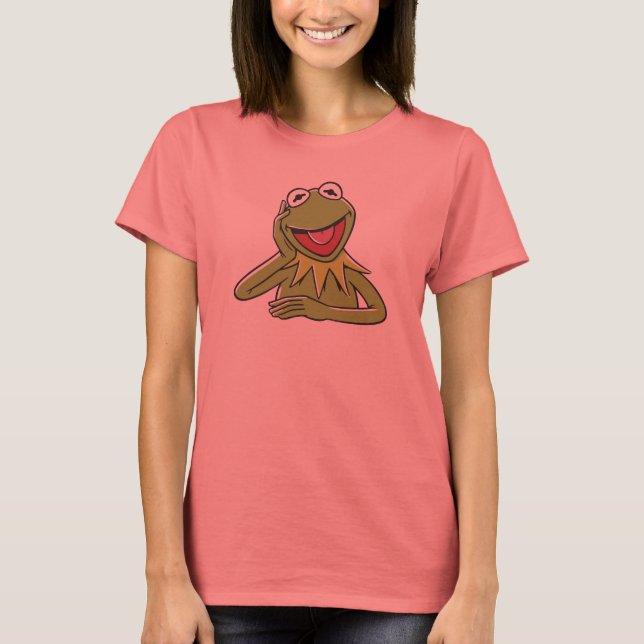 Muppets Kermit Smiling Disney T-Shirt (Front)