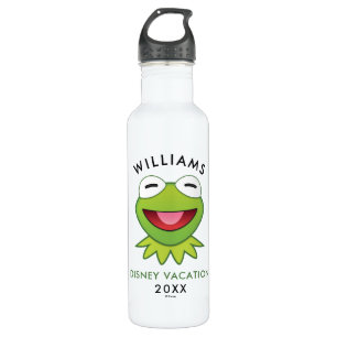 Muppets Kermit The Frog Emoji - Family Vacation Stainless Steel Water Bottle