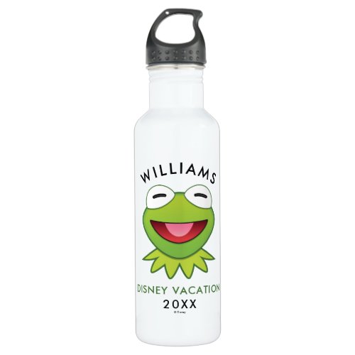 Muppets Kermit The Frog Emoji _ Family Vacation Stainless Steel Water Bottle