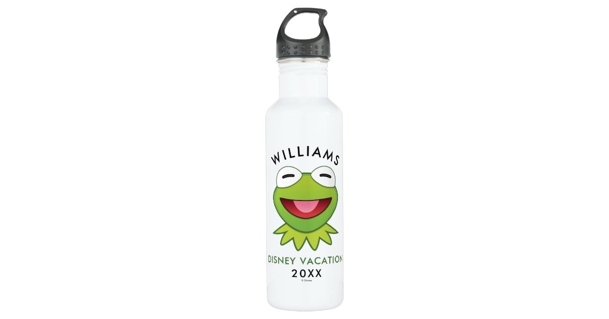 The Muppets, Kermit The Frog Emoji Stainless Steel Water Bottle