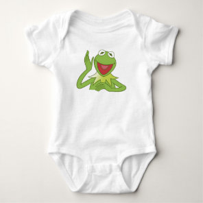 Muppets Kermit waving smiling Disney Baby Bodysuit