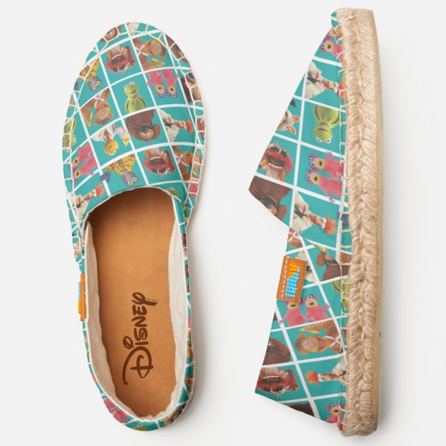 Muppets Photo Grid Pattern Espadrilles (Side)