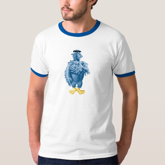 Muppets Sam the Eagle standing pledging Disney T-Shirt (Front)