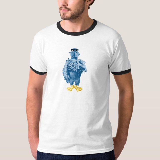 Muppets Sam the Eagle standing pledging Disney T-Shirt (Front)