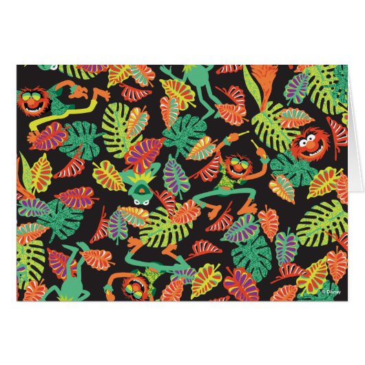 Muppets | Tropical Kermit & Animal Pattern Cards (Front Horizontal)