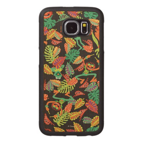 Muppets  Tropical Kermit  Animal Pattern Carved Wood Samsung Galaxy S6 Case