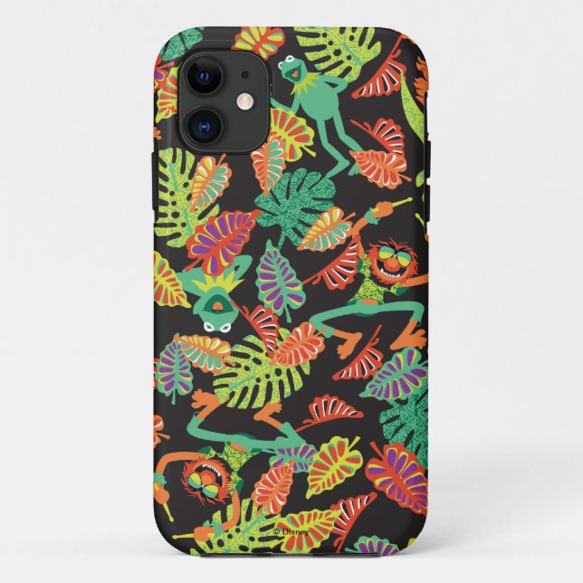 Muppets | Tropical Kermit & Animal Pattern Case-Mate iPhone Case (Back)