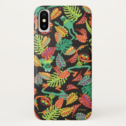 Muppets  Tropical Kermit  Animal Pattern iPhone X Case