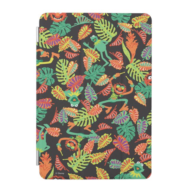Muppets | Tropical Kermit & Animal Pattern iPad Mini Cover (Front)