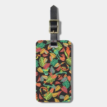 Muppets | Tropical Kermit & Animal Pattern Luggage Tag by muppets at Zazzle
