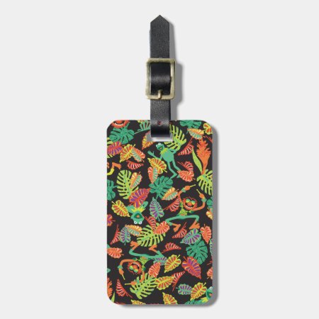 Muppets | Tropical Kermit & Animal Pattern Luggage Tag