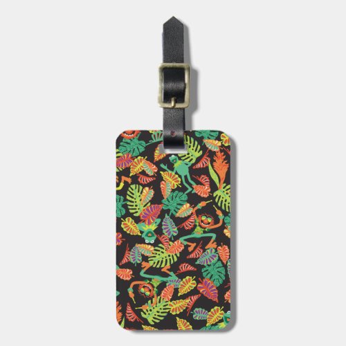 Muppets  Tropical Kermit  Animal Pattern Luggage Tag