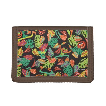 Muppets | Tropical Kermit & Animal Pattern Tri-fold Wallet by muppets at Zazzle