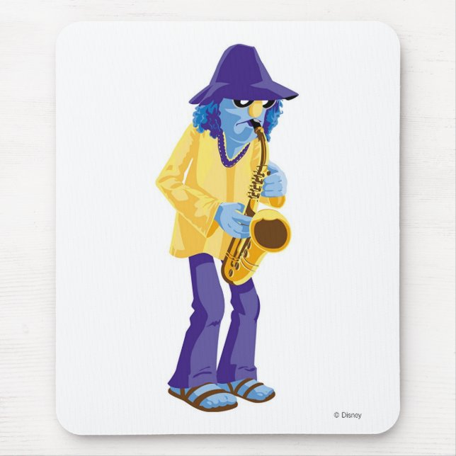 Muppets Zoot playing a saxophone Disney Mouse Pad (Front)