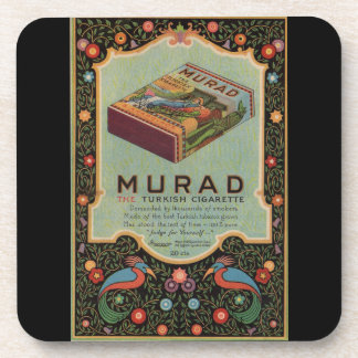 Murad Cigarettes ad Coaster