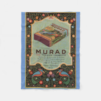 Murad Cigarettes ad Fleece Blanket