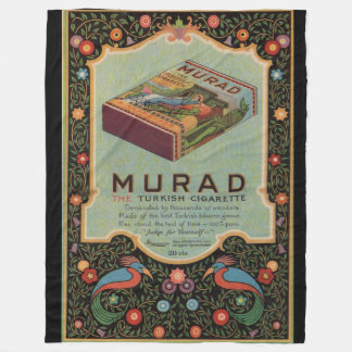 Murad Cigarettes ad Fleece Blanket