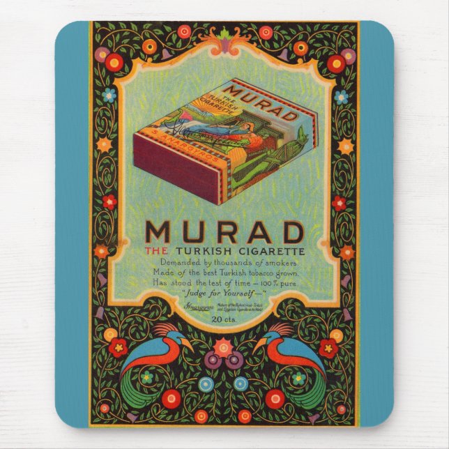 Murad Cigarettes ad Mouse Pad (Front)