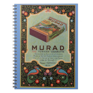Murad Cigarettes ad Notebook