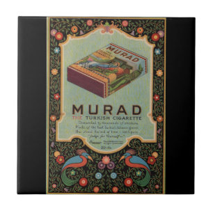 Murad Cigarettes ad Tile