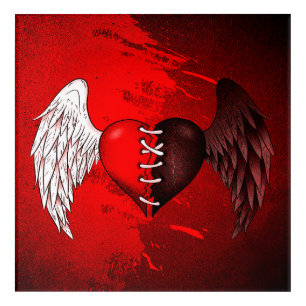 Mural Art In Acrylic Mi-angel Half-Demon