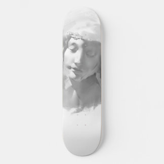 Mural Art  Plaster Statue  Woman  sketch Skateboard