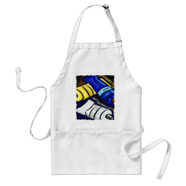 Mural Artist Graphic Design PAINTING Adult Apron (Front)