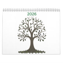 Mural Calendar 2026 Monthly - Art Nature