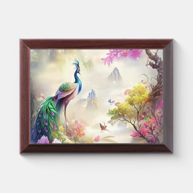 Mural cartoon patterns, personalized design patter award plaque (Horizontal)