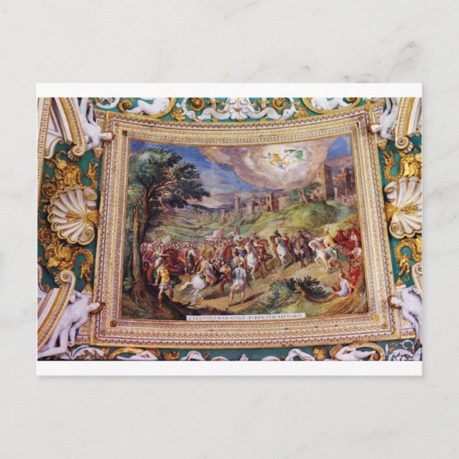 Mural in the Vatican Museum Postcard (Front)