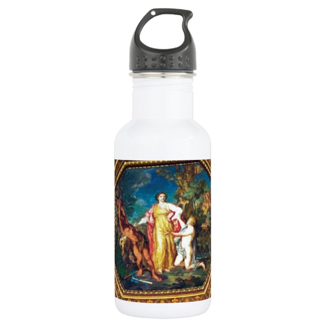 Mural in the Vatican Museum Water Bottle (Front)