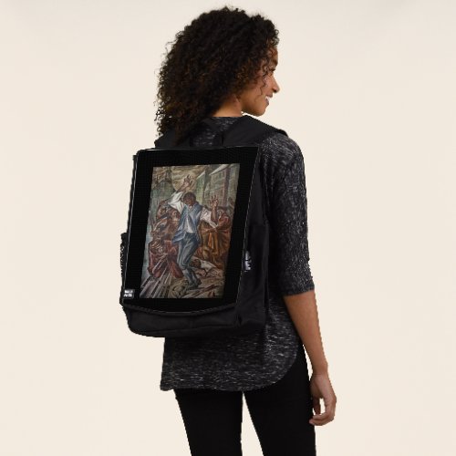 Mural of Crispus Attucks Black Martyr Backpack